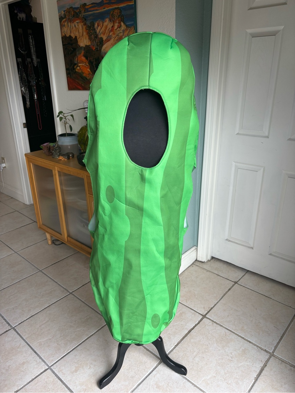 Tipsy Elves Adult Green Pickle Costume - Classic Dress-Up